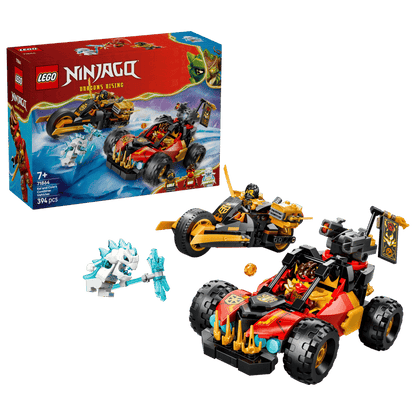 Construcciones Y Puzzles Lego Lego Ninjago - Vehículos Combinables De Kai Y Cole multicolor para niños
