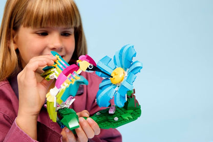 Construcciones Y Puzzles Lego Fauna Salvaje: Colibrí De Colores multicolor para niños