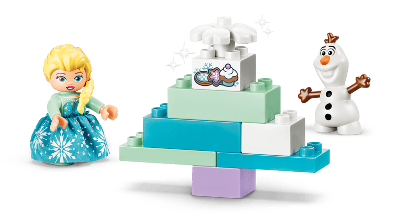Construcciones Y Puzzles Lego Lego Duplo Disney Frozen Caja Creativa Con Elsa Y Olaf multicolor para niños