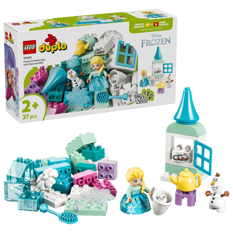 Construcciones Y Puzzles Lego Lego Duplo Disney Frozen Caja Creativa Con Elsa Y Olaf multicolor para niños