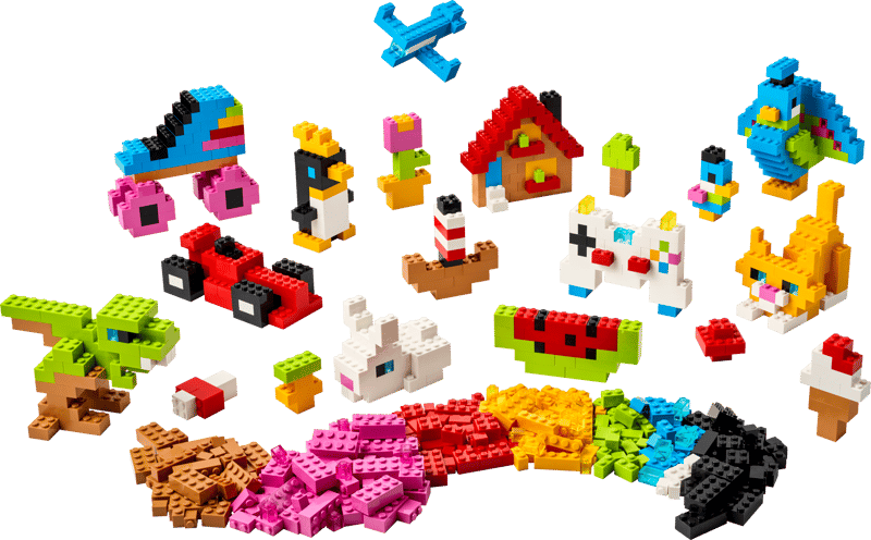 Construcciones Y Puzzles Lego Lego Classic - Ladrillos Creativos A Todo Color 820 Piezas multicolor para niños