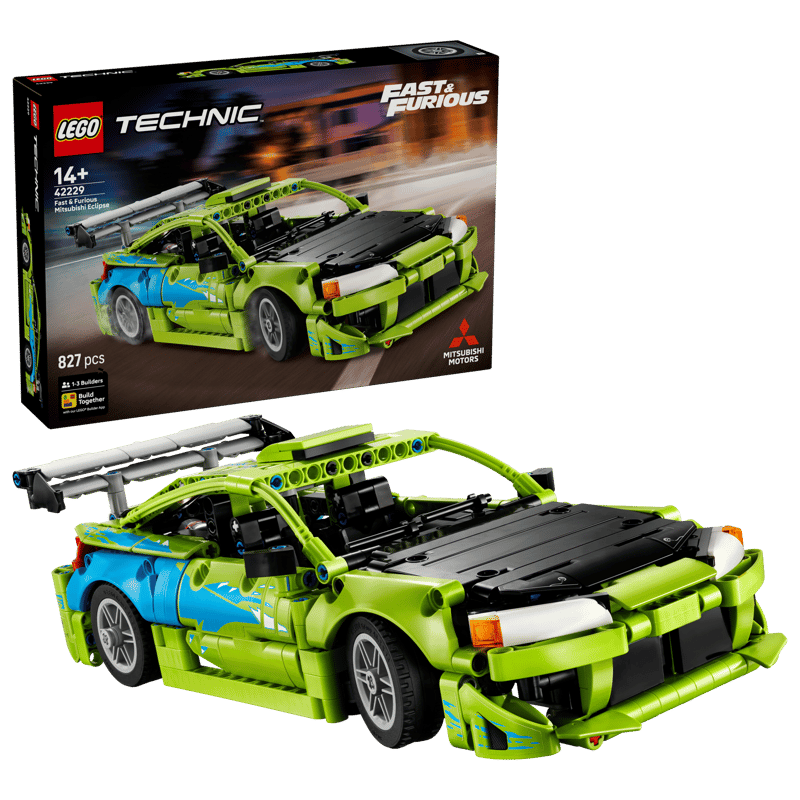 Construcciones Y Puzzles Lego Lego Technic Fast&Furious - Mitsubishi Eclipse 827 Piezas multicolor para niños