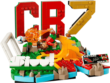 Construcciones Y Puzzles Lego Cristiano Ronaldo: Fenómenos Del Fútbol multicolor para niños