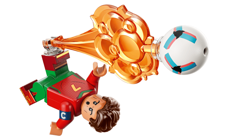Construcciones Y Puzzles Lego Cristiano Ronaldo: Fenómenos Del Fútbol multicolor para niños