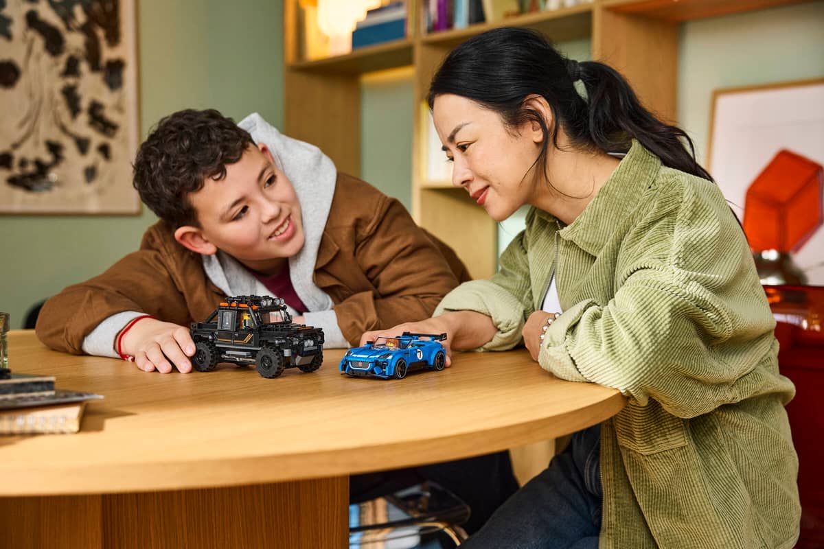 Construcciones Y Puzzles Lego Jaguar Project 7 Y Land Rover Defender multicolor para niños