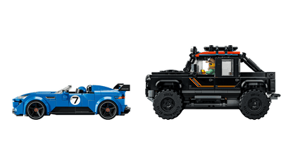 Construcciones Y Puzzles Lego Jaguar Project 7 Y Land Rover Defender multicolor para niños