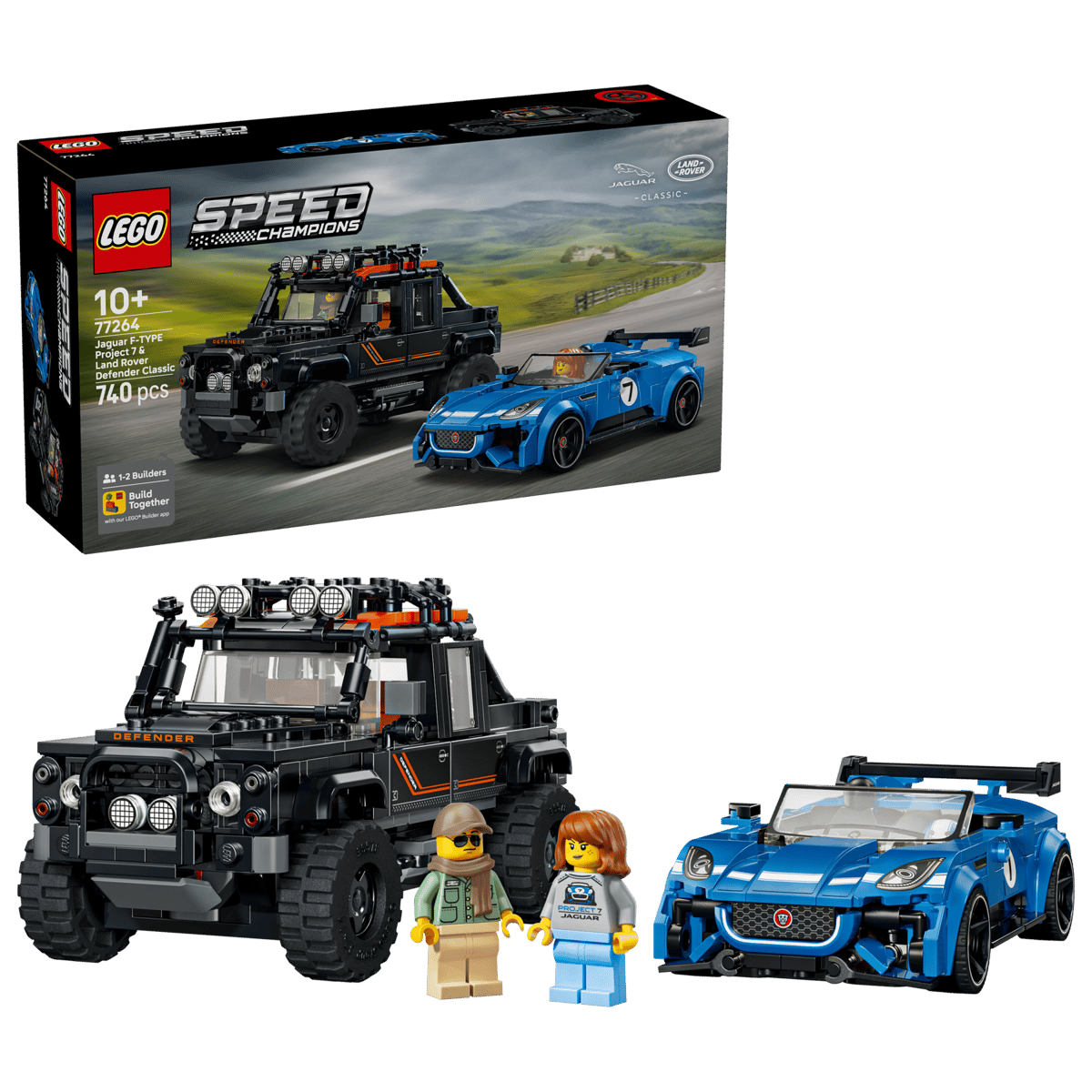 Construcciones Y Puzzles Lego Jaguar Project 7 Y Land Rover Defender multicolor para niños