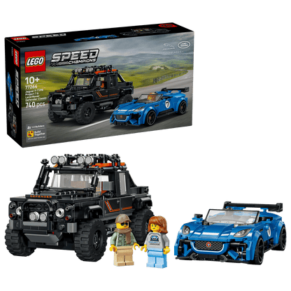 Construcciones Y Puzzles Lego Jaguar Project 7 Y Land Rover Defender multicolor para niños