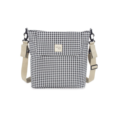Paseo Walking Mum Bolso Canastilla I Love Vichy Negro negro para bebe