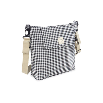 Paseo Walking Mum Bolso Canastilla I Love Vichy Negro negro para bebe