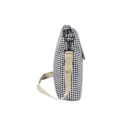 Paseo Walking Mum Bolso Canastilla I Love Vichy Negro negro para bebe
