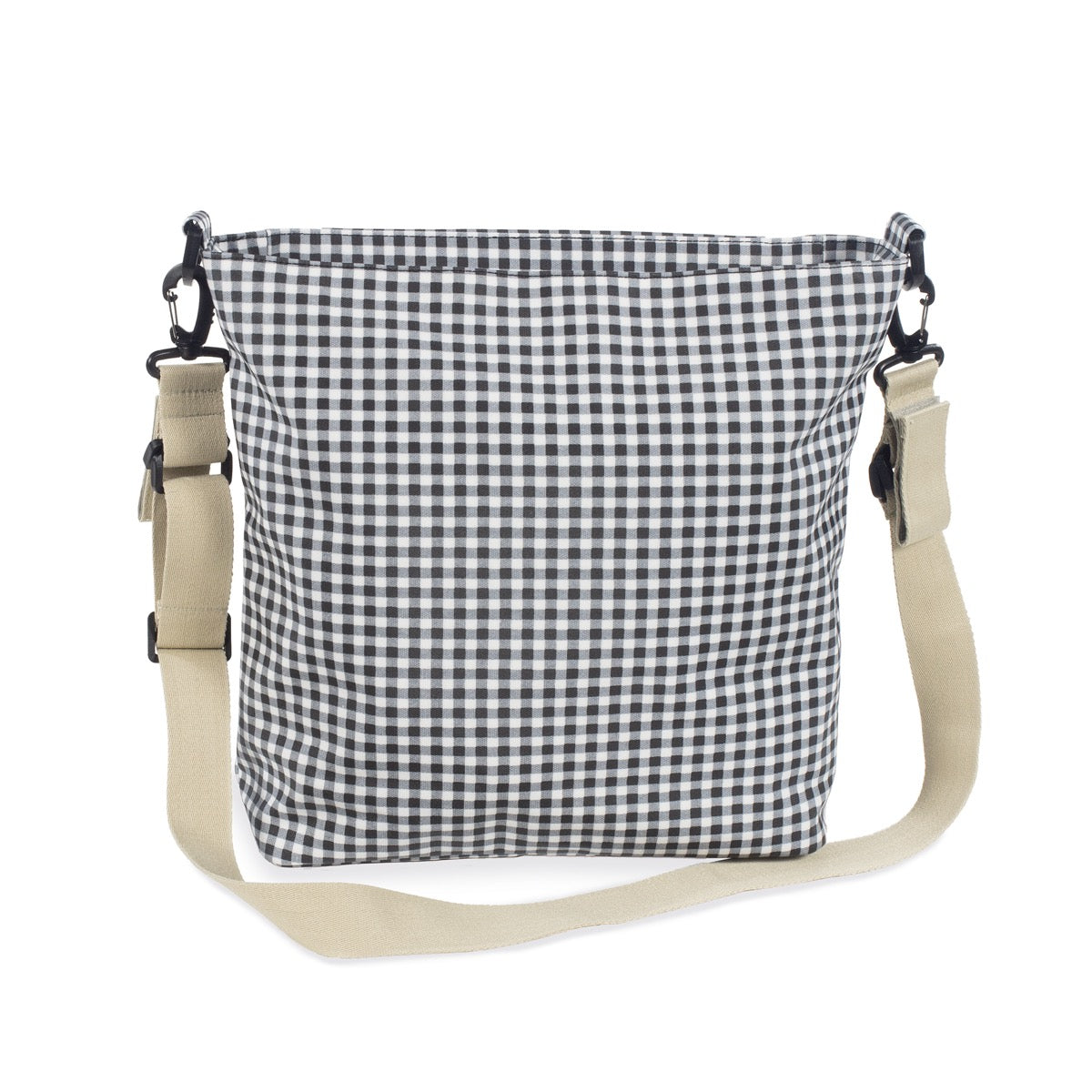 Paseo Walking Mum Bolso Canastilla I Love Vichy Negro negro para bebe