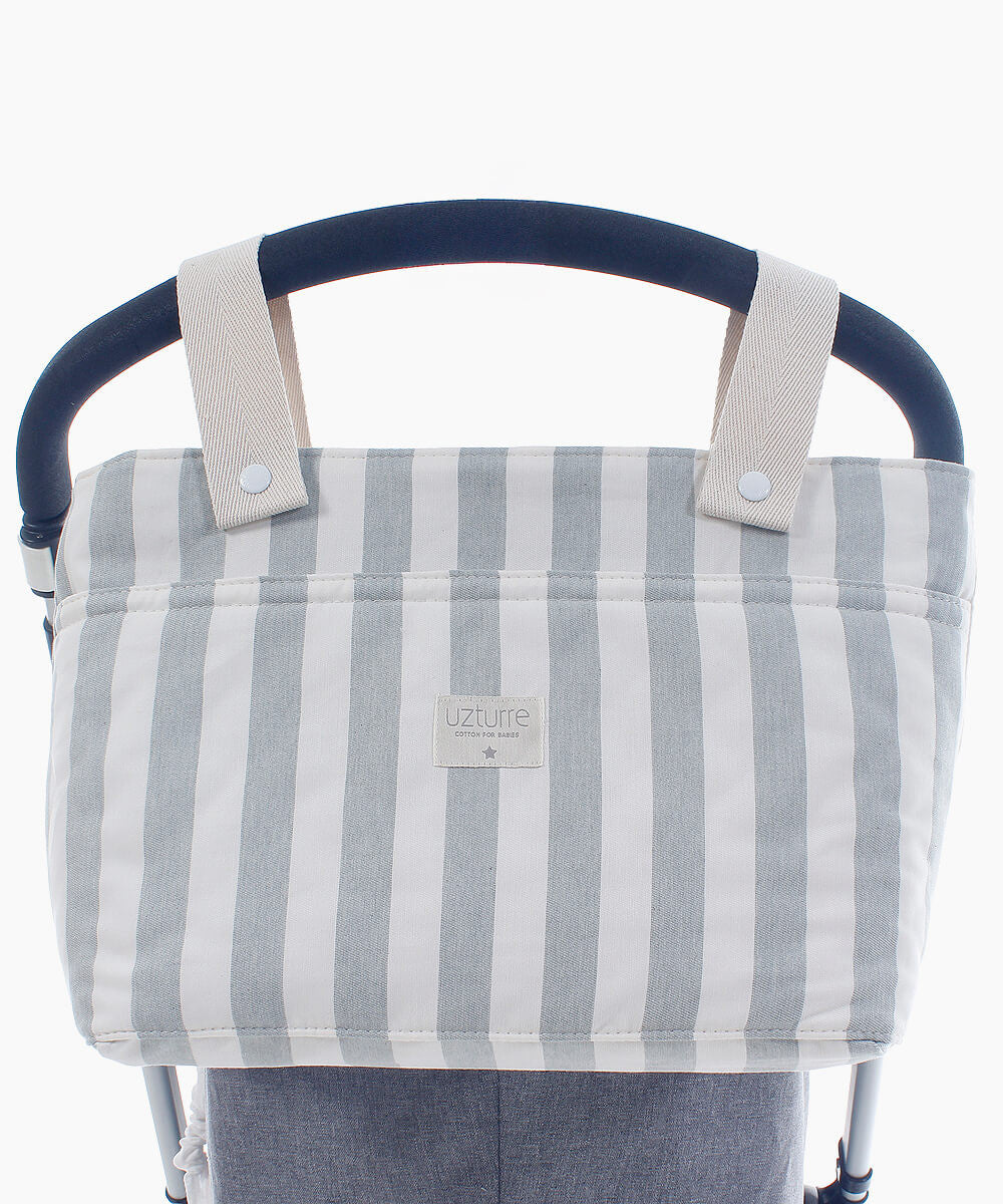 Paseo Uzturre Bolso De Carro Taleguita Midi Raya Menta verde para bebe