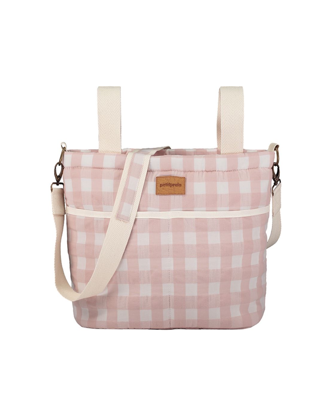 Paseo Petit Praia Bolso Panera Checks Vichy Rosa rosa para bebe
