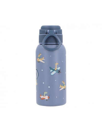 Para Comer Tutete Botella De Acero Con Pajita  Planes azul para niños