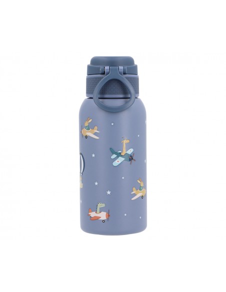 Para Comer Tutete Botella De Acero Con Pajita  Planes azul para niños