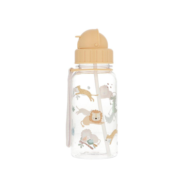 Para Comer Tutete 79437-Beige Botella plástico con pajita Savannah 500 ml