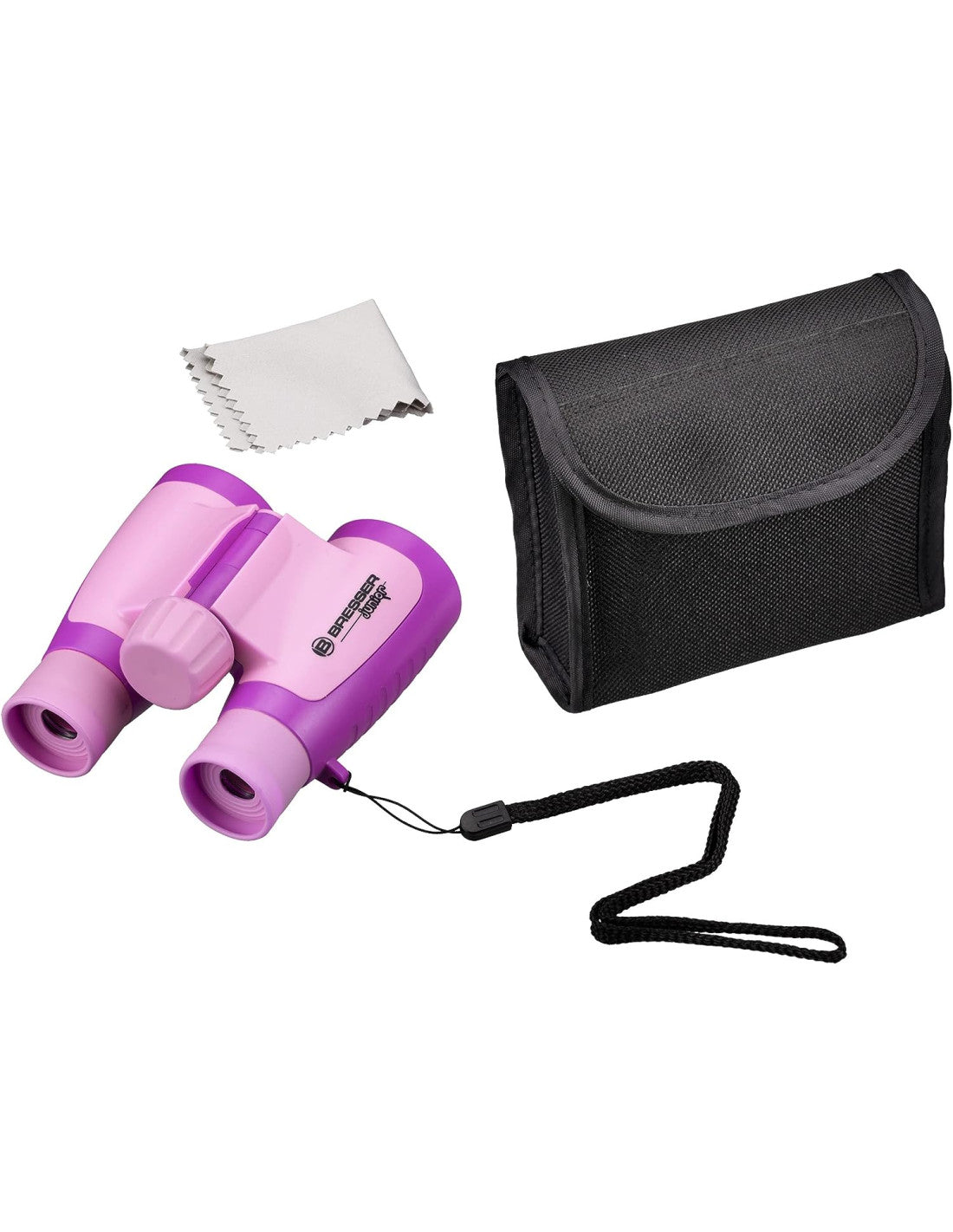 Aire Libre Toy Planet Bresser Junior - Prismáticos Niños Con 3 Aumentos rosa para niños