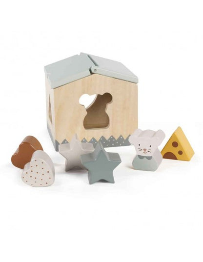 Regalos Walking Mum Casita De Encajables De Madera Ratoncito Poppy multicolor para bebe