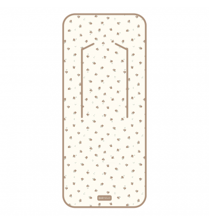 Paseo Babyclic Colchoneta Recta Capri -Blossom- beige para bebe