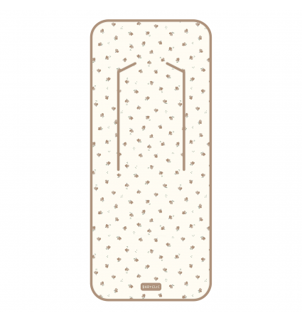 Paseo Babyclic Colchoneta Recta Capri -Blossom- beige para bebe