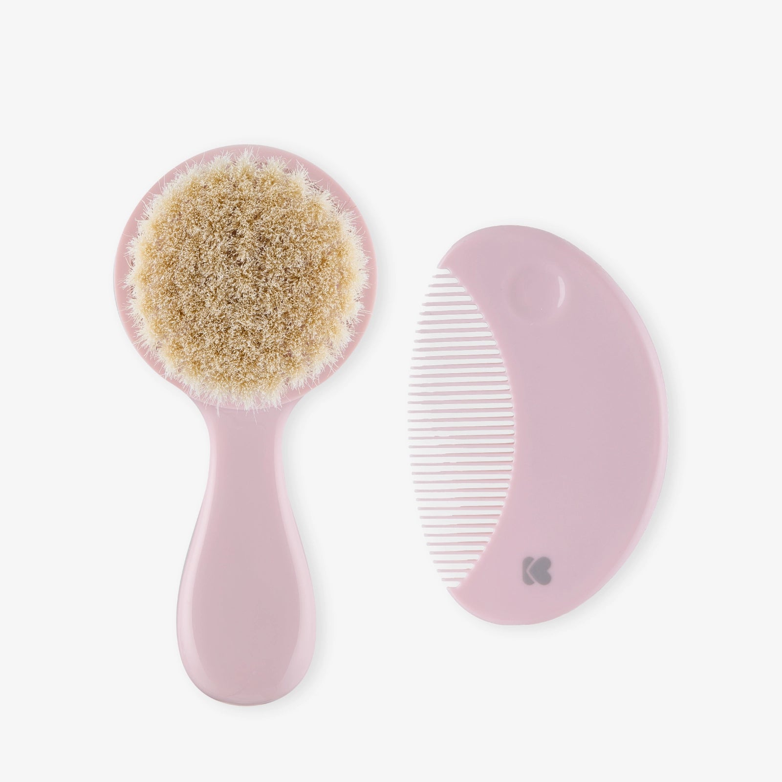 Baño Kikka Boo Peine Y Cepillo Con Cerdas Naturales Sleepy Sheep Rosa rosa para bebe