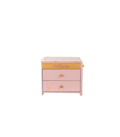Muñecas Y Peluches Muñecas Arias Comoda/Cambiador Nature C/2 Cajones Bañe rosa para niños