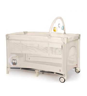 En Casa Asalvo Cuna De Viaje Complet Dúo Owl beige para bebe