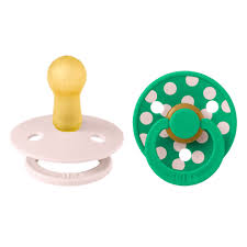 Lactancia Bibs 2 Chupetes Bibs Colour Round Polka Petal-Cactus 6-18 Meses multicolor para bebe