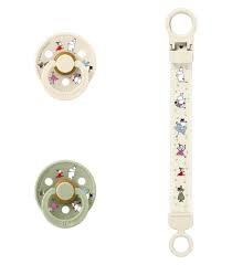 Lactancia Bibs Set De Regalo Bibs X Moomin Con Clip Ivory-Sage 6-18 Meses multicolor para bebe