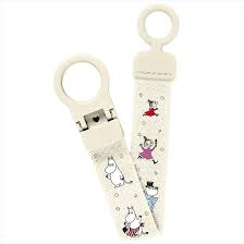 Lactancia Bibs Chupetero Bibs X Moomin Loop Cip Ivory multicolor para bebe