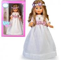 Muñecas Y Peluches Famosa Nancy Colección - Muñeca Rubia Vestida De Comunión rosa para niños