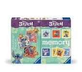 Construcciones Y Puzzles Ravensburger Multipack Memory + 3 Puzzles 25-36-49 Piezas Disney Stitch multicolor para niños
