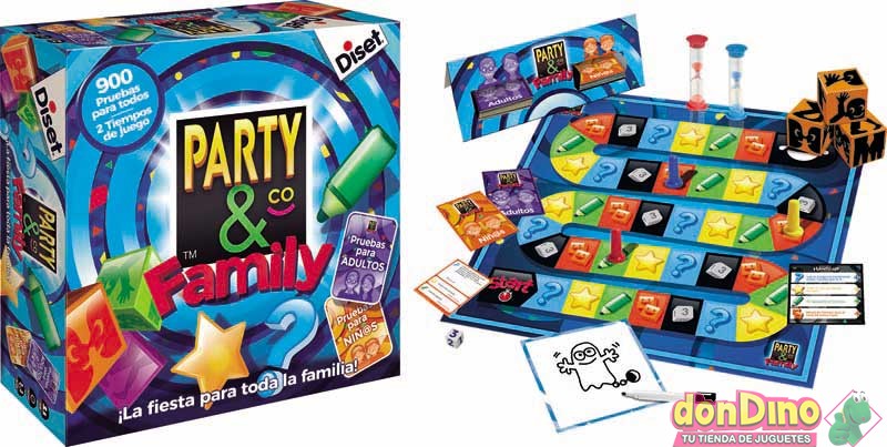 Juegos De Mesa Diset Party & Co Family multicolor para unisex