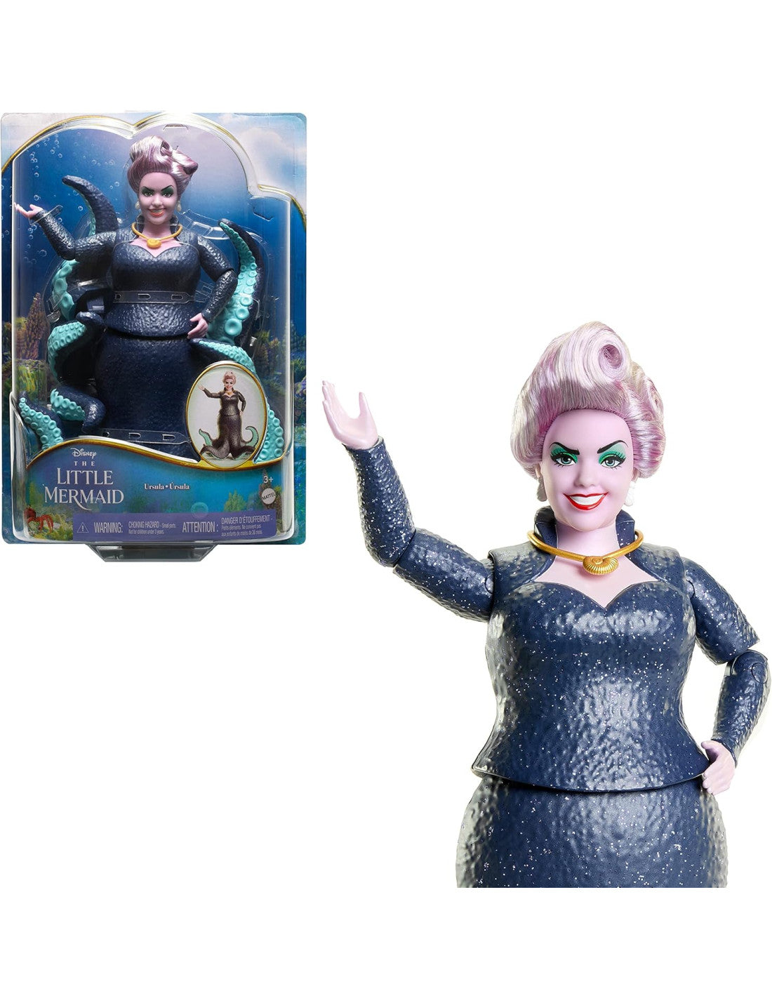 Muñecas Y Peluches Mattel Games Disney La Sirenita - Muñeca Úrsula Villana multicolor para niños