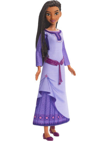 Muñecas Y Peluches Mattel Games Disney Wish - Figura Princesa Asha De Rosas Cantante morado para niños