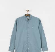 Camisas Carhartt L/S Madison Shirt azul para hombre