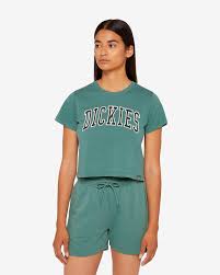 Camiseta Dickies Dk0A4Ys8H151-Green multicolor para mujer