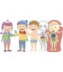 Juegos De Mesa Clementoni 8 Puzzles - El Cuerpo Humano multicolor para niños