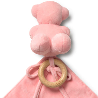 Regalos Tous Tous Baby Mantita De Compañía Con Oso Tbear-2401 Rosa multicolor para bebe