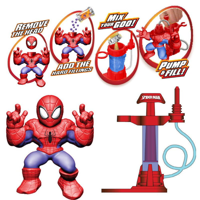Figuras Y Minimundos Bandai Marvel Heroes Of Goo Jit Zu - Hero Creator  Spider-Man multicolor para niños