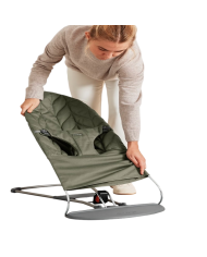 En Casa Babybjorn Hamaca Bliss Tejido Woven Pétalo Verde Oliva verde para bebe