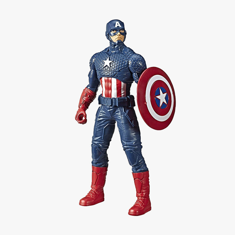 Figuras Y Minimundos Hasbro Marvel - Figura De Acción Capitán América 24 Cm multicolor para niños