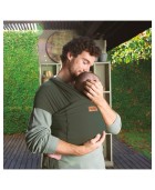 Paseo Jané Cocoon - Fular Envolvente Portabebés verde para bebe