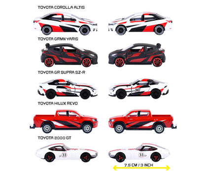 Vehículos Y Radiocontrol Simba Majorette Toyota Racing Giftpack 5 varios colores para niños