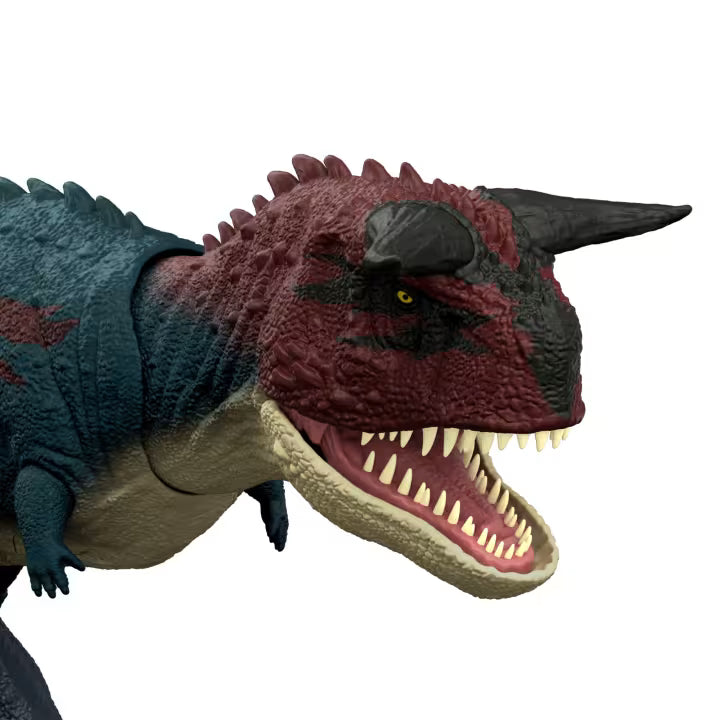 Figuras Y Minimundos Mattel Games Jurassic World Dinosaurio De Juguete Carnotaurus multicolor para niños