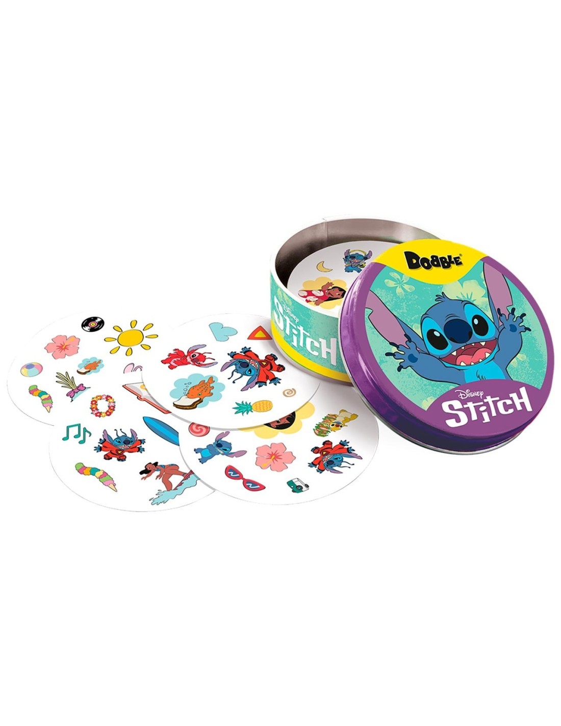 Juegos De Mesa Asmodee Juego De Cartas Dobble Disney Stitch multicolor para niños