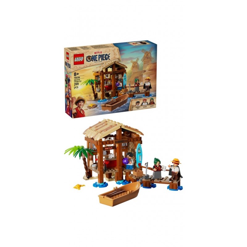 Construcciones Y Puzzles Lego Lego Netflix One Piece - Cabaña Del Pueblo Molino multicolor para niños