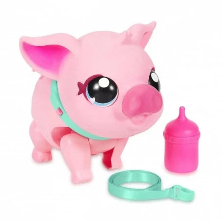 Electrónicos Famosa Little Live Pets My Walking Pig rosa para niños