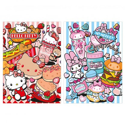 Construcciones Y Puzzles Educa Maleta 2 Puzzles 48 Piezas Hello Kitty My Melody multicolor para niños